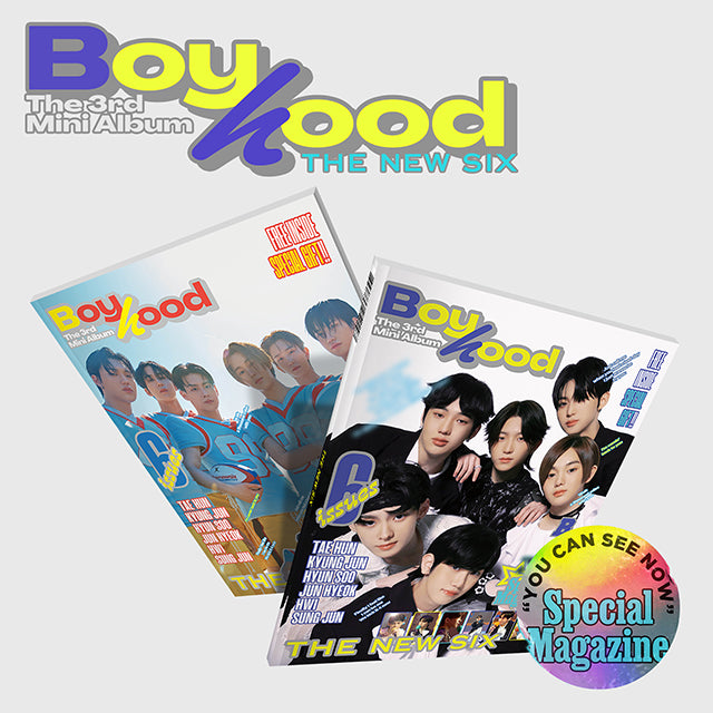 THE NEW SIX (TNX) - Mini Album Vol. 3: BOYHOOD [Random shipment of 1 out of 2 versions]