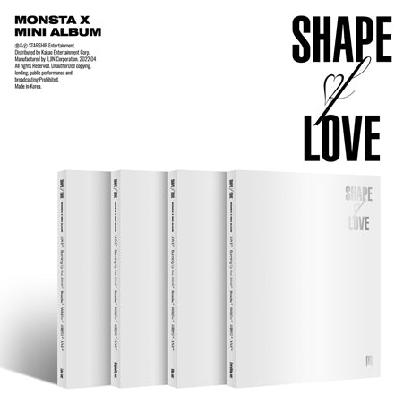 MONSTA X - Mini Album Vol. 11: SHAPE of LOVE [Random shipment of 1 out of 4 versions]