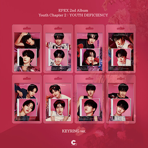 EPEX - 2nd Album : Youth Chapter 2 : Youth Deficiency [KEYRING ver.][Random shipment of 1 out of 8 types]