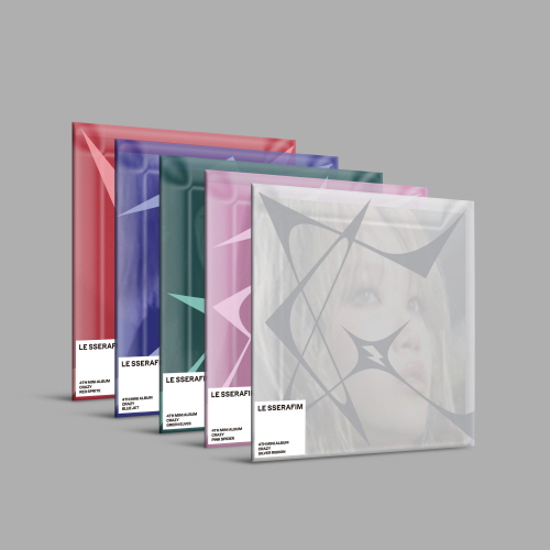 LE SSERAFIM - 4rd Mini Album 'CRAZY' [COMPACT ver.][Random shipment of 1 out of 5 types]