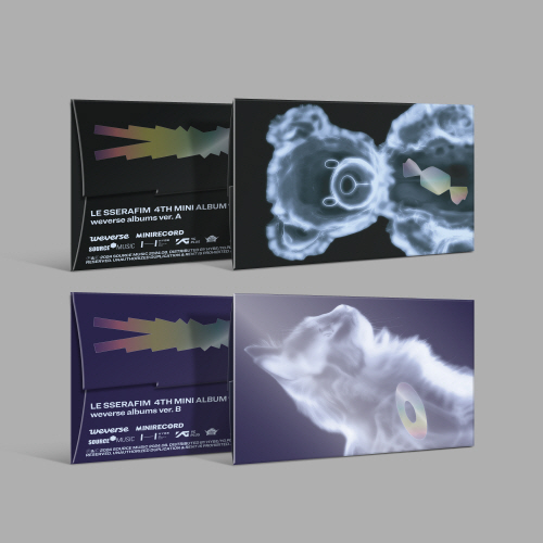 LE SSERAFIM - 4rd Mini Album 'CRAZY' [weverse albums ver.][Random 1 out of 2 types]