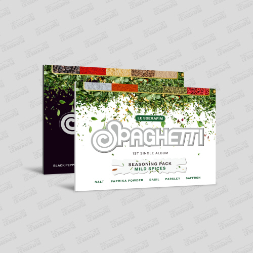 LE SSERAFIM - 1st Single Album 'SPAGHETTI' [Weverse Albums ver.][1 Random Version Out of 2]