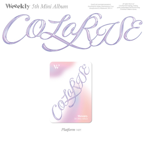Weeekly - Mini Album Vol. 5 : ColoRise [Platform ver.]