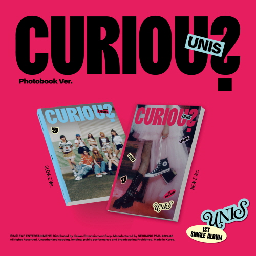 UNIS - Single Album Vol. 1: CURIOUS [Photobook Ver.] [Random 1 out of 2 types]