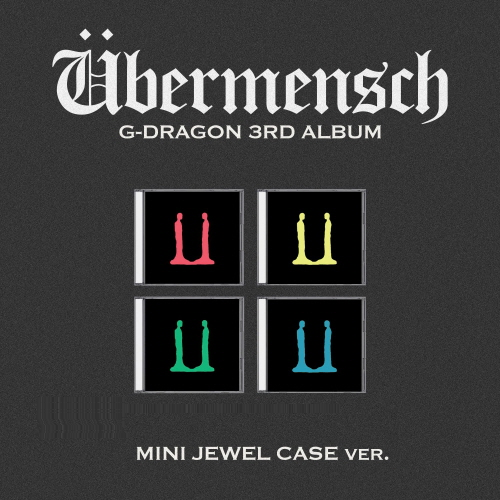 G-DRAGON - 3RD ALBUM [Übermensch][MINI JEWEL ver.][1 of 4 Types Randomly Sent](NFC)