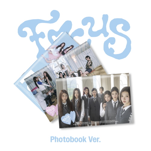 Hearts2Hearts (Hearts2Hearts) - 1st Mini Album : FOCUS [Photobook Ver.][1 of 3 types, randomly sent]