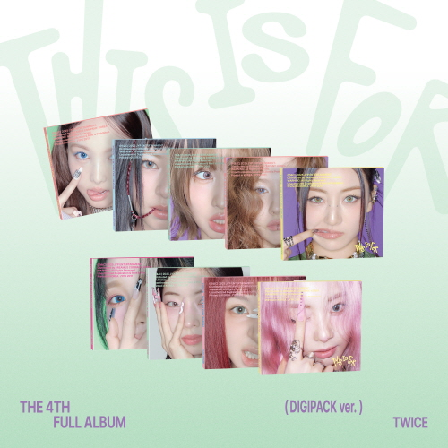 TWICE - 4th Album : THIS IS FOR CONFETTI [DIGIPACK ver.][Random shipment of 9 types]