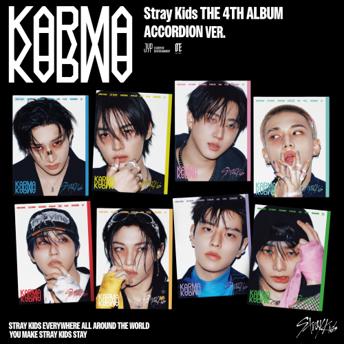 Stray Kids - 4th Full Album: KARMA [ACCORDION VER.][1 out of 8 types randomly shipped]