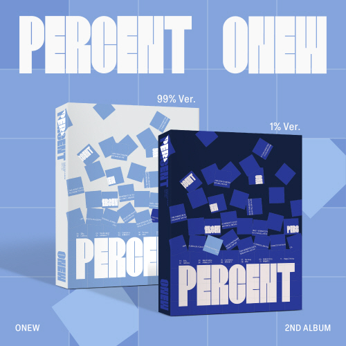 ONEW - 2nd Album: PERCENT [Photobook Ver.][1 Random Version Out of 2]