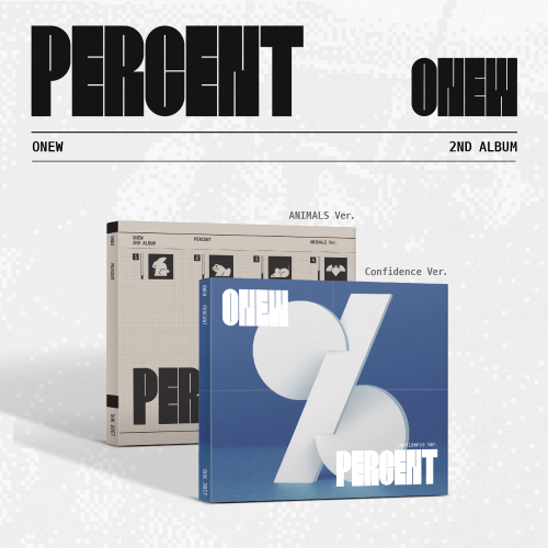 Onew (ONEW) - 2nd Album: PERCENT [Digipack Ver.][1 Random Version out of 2]