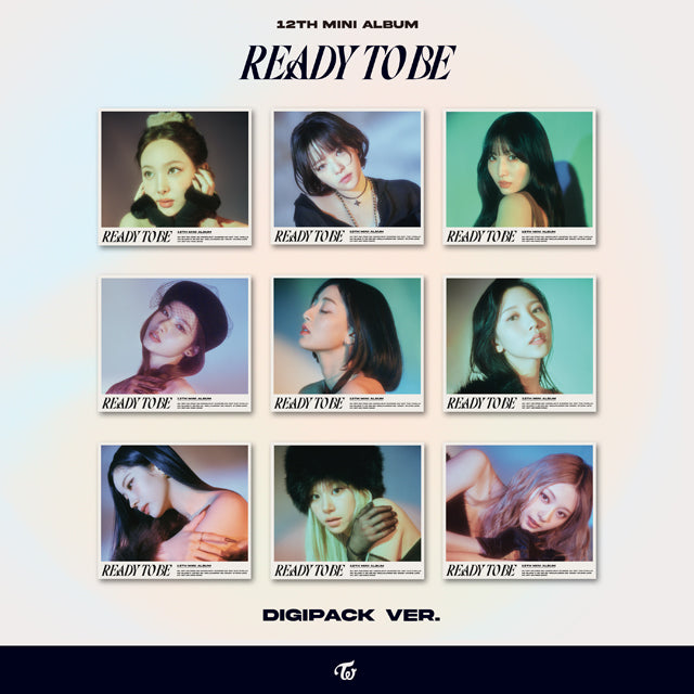 TWICE - Mini Album Vol. 12: READY TO BE (Digipack Ver.) [Random shipment of 1 out of 9 types]