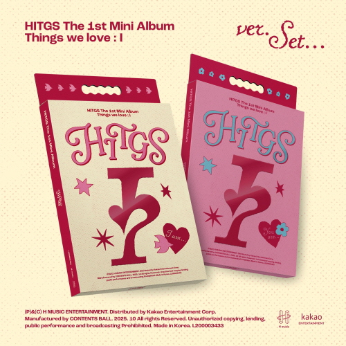 HITGS - The 1st Mini Album - Things we love : I [1 Random Version Out of 2 Types]