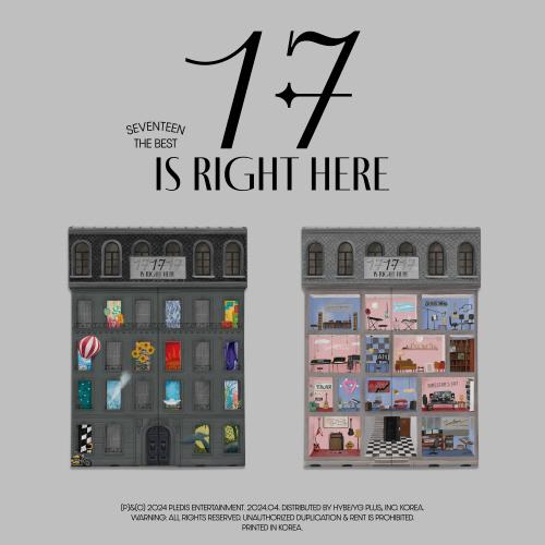 SEVENTEEN - SEVENTEEN BEST ALBUM '17 IS RIGHT HERE' [Random shipment of 1 out of 2 types]