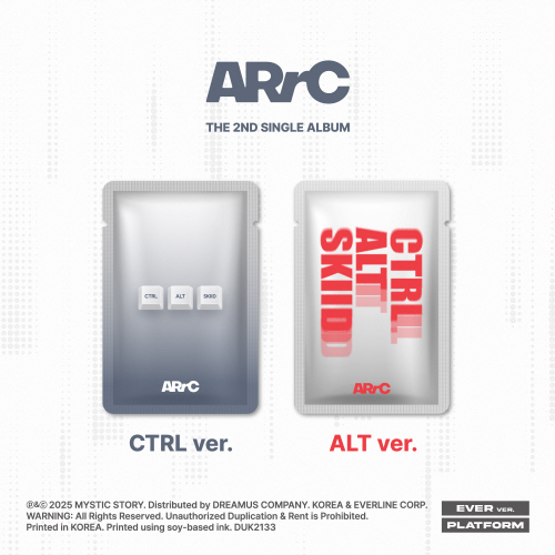 ARrC - Single Album : CTRL+ALT+SKIID [EVER ver.][Random shipment of 1 out of 2 types]