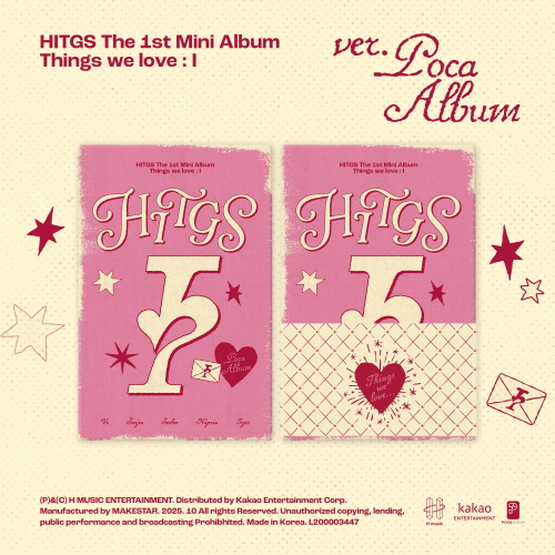 힛지스 (HITGS) - The 1st Mini Album - Things we love : I [POCA]