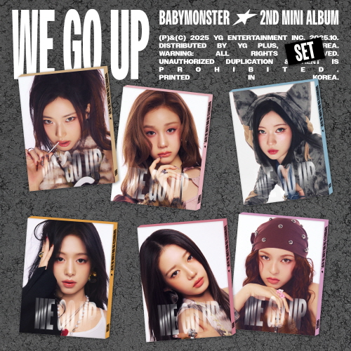 BABYMONSTER - 2nd MINI ALBUM [WE GO UP] PATTERN Ver. SET