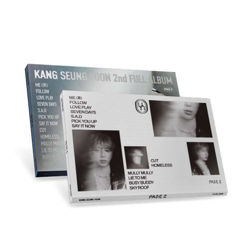 KANG SEUNG YOON - KANG SEUNG YOON 2nd FULL ALBUM [PAGE 2] [INTRO ver.+OUTRO ver. SET]