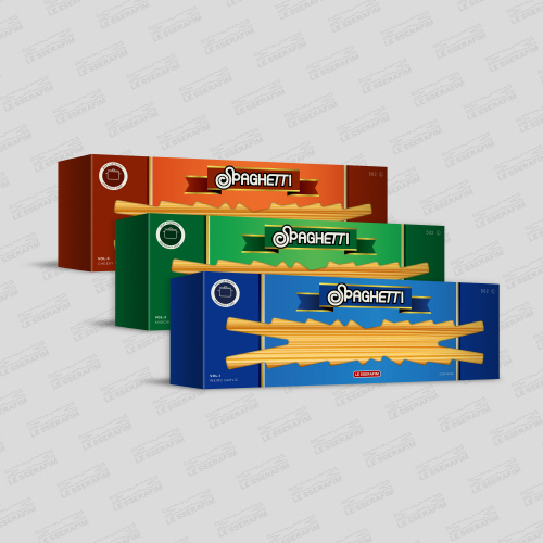 LE SSERAFIM - 1st Single Album 'SPAGHETTI' [3 Types SET]