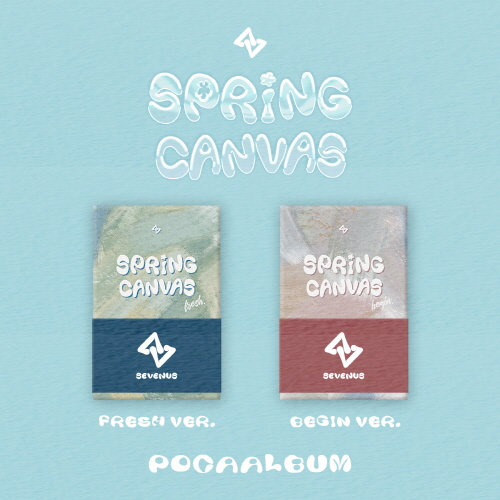 SEVENUS - 1st mini : SPRING CANVAS [POCAALBUM][2-Type SET]