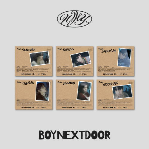 BOYNEXTDOOR - 1st EP ‘WHY..’ [LETTER ver.][6ea SET]