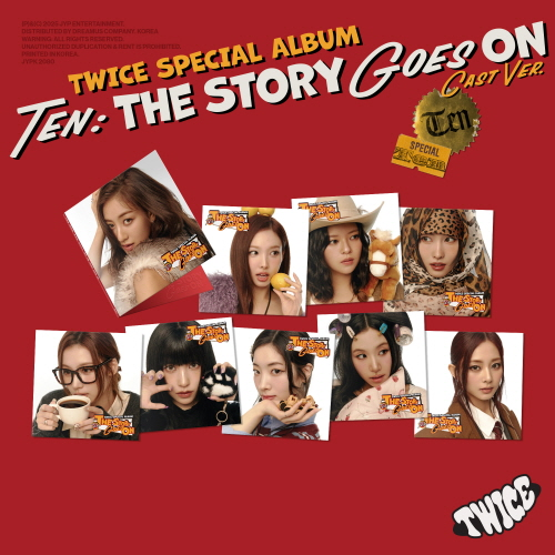 TWICE (TWICE) - TEN: The Story Goes On [Cast Ver.][9-Piece SET]
