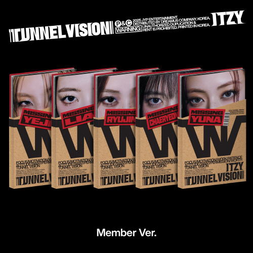 ITZY - TUNNEL VISION [Member Ver.][5-Piece SET]