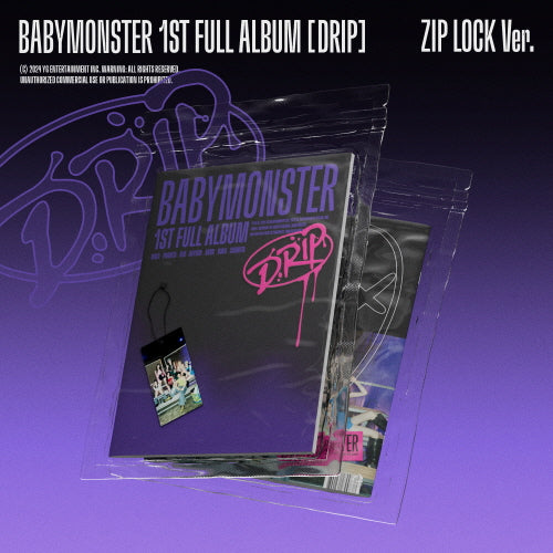 BABYMONSTER - 1st FULL ALBUM [DRIP][ZIP LOCK Ver.]