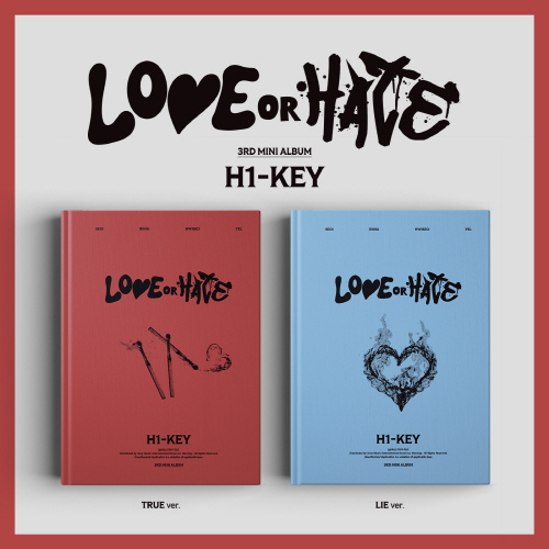 H1-KEY - Mini Album Vol. 3: LOVE or HATE [Random shipment of 1 out of 2 types]