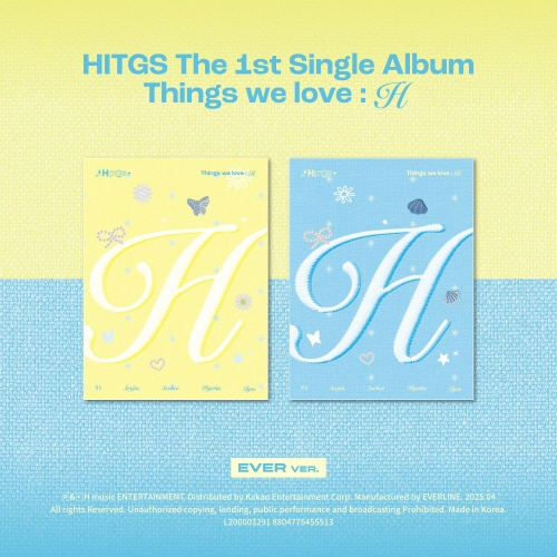 HITGS - The 1st Single Album - Things we love : H (EVER) [Random 1 out of 2 types]