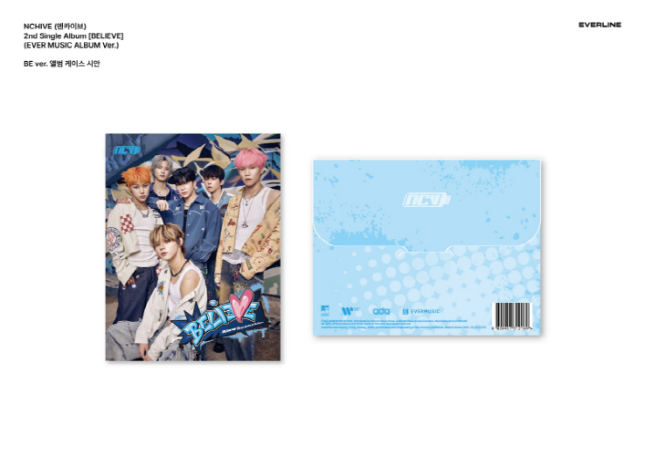 NCHIVE - 2nd Single Album [BELIEVE] (Ever Ver. / BE ver.)