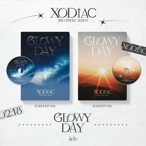 XODIAC - 3rd Single Album : GLOWY DAY [2-Type SET]