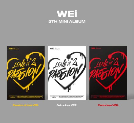 WEi - Mini Album Vol. 5 : Love Pt.2 : Passion [Random shipment of 1 out of 3 versions]