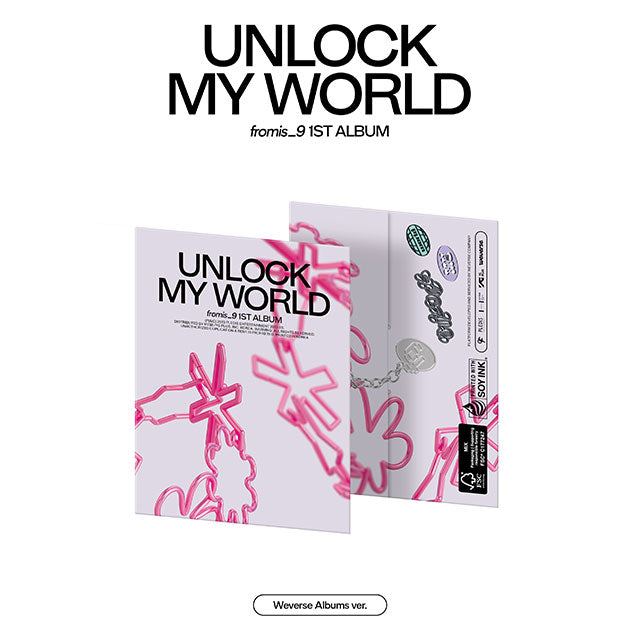 fromis_9 - fromis_9 1st Album ‘Unlock My World’ [Weverse Albums ver.][Random shipment of 1 out of 8 types]