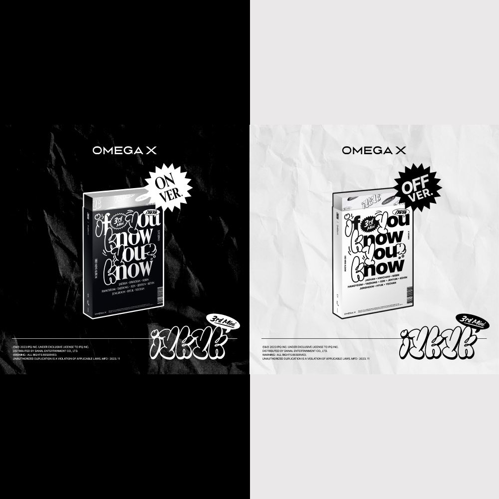 OMEGA X - 3rd Mini Album : iykyk [2-Type Set]